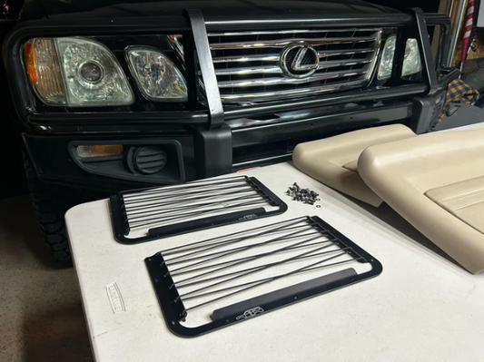 LX470 SEAT BACK NET CONVERSION - PLAIDWAGON